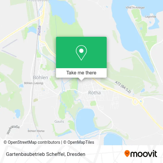 Карта Gartenbaubetrieb Scheffel