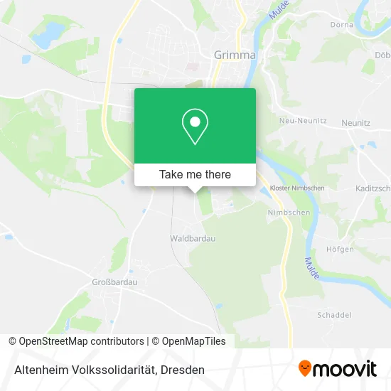 Карта Altenheim Volkssolidarität