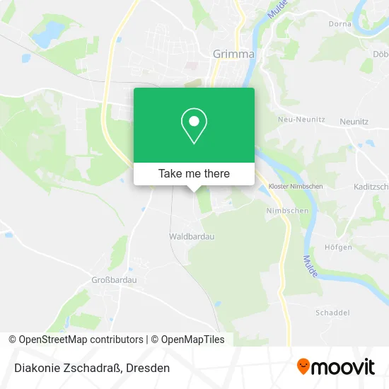 Карта Diakonie Zschadraß