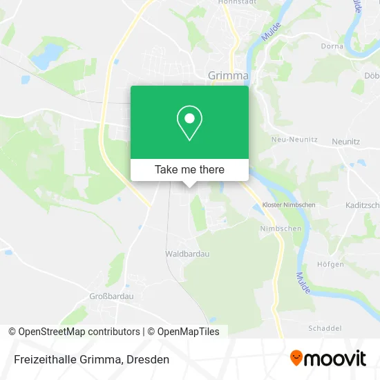Карта Freizeithalle Grimma