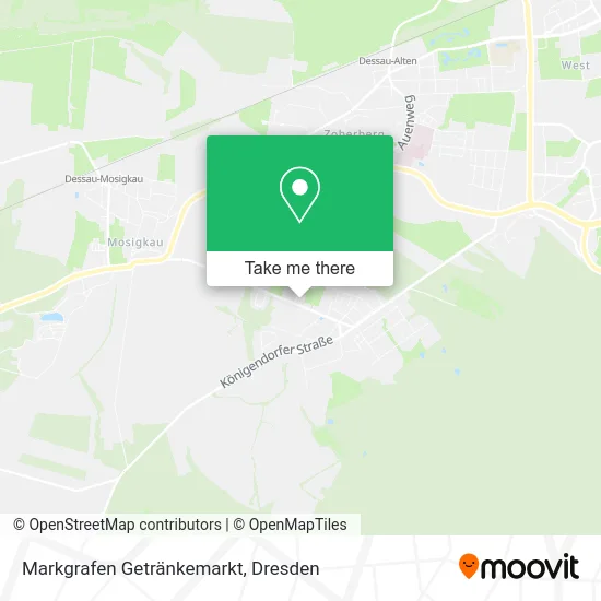 Карта Markgrafen Getränkemarkt