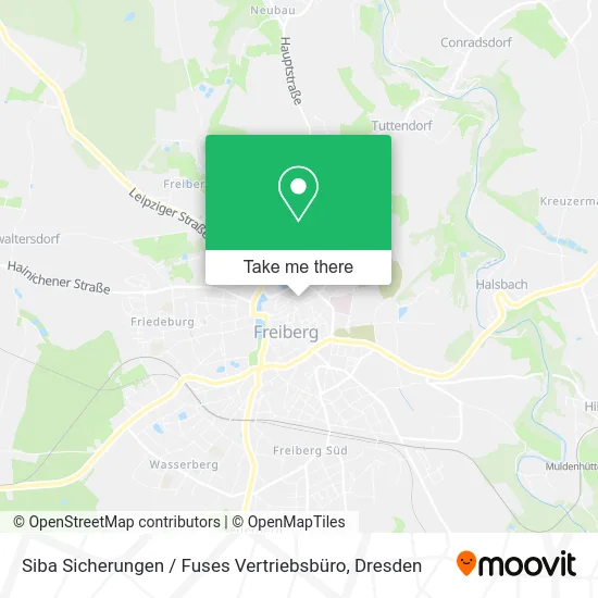 Карта Siba Sicherungen / Fuses Vertriebsbüro