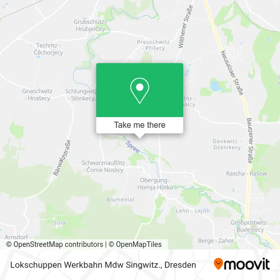 Карта Lokschuppen Werkbahn Mdw Singwitz.