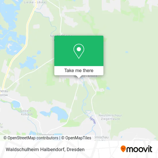 Карта Waldschulheim Halbendorf