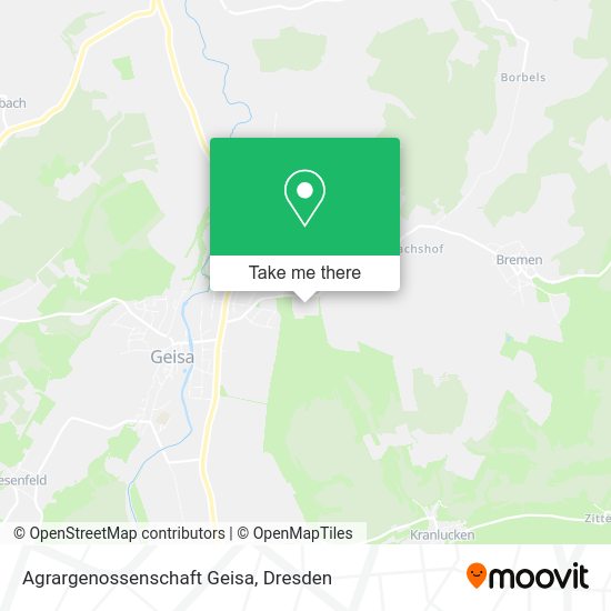 Карта Agrargenossenschaft Geisa