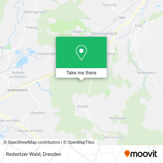 Карта Redwitzer Wald