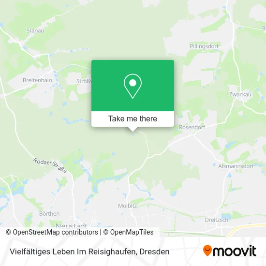 Карта Vielfältiges Leben Im Reisighaufen