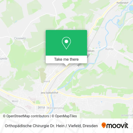 Карта Orthopädische Chirurgie Dr. Hein / Viefeld