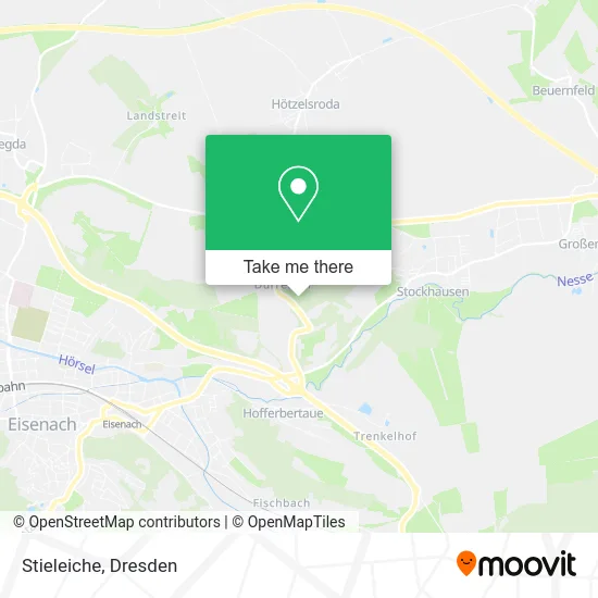 Карта Stieleiche