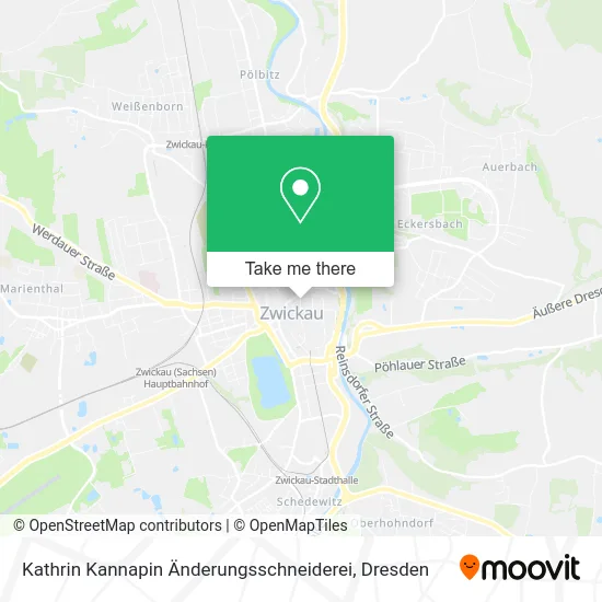 Карта Kathrin Kannapin Änderungsschneiderei