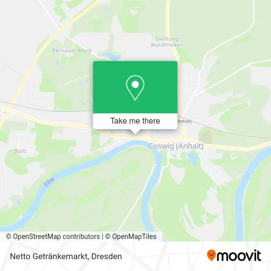 Карта Netto Getränkemarkt