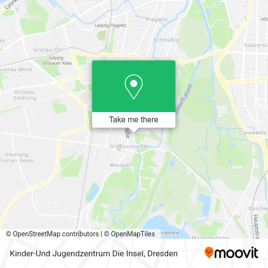 Карта Kinder-Und Jugendzentrum Die Insel