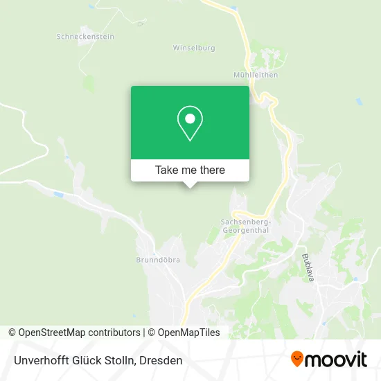 Карта Unverhofft Glück Stolln