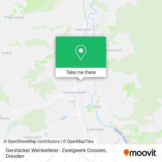 Карта Gerstacker Weinkellerei - Zweigwerk Crossen