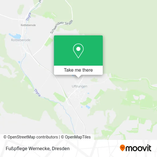 Карта Fußpflege Wernecke