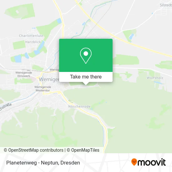Карта Planetenweg - Neptun