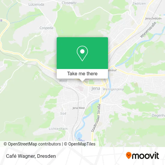 Карта Café Wagner