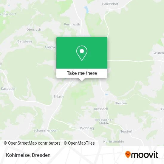 Карта Kohlmeise