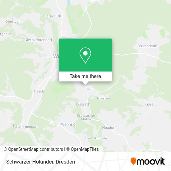 Карта Schwarzer Holunder