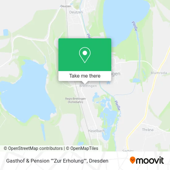 Карта Gasthof & Pension ""Zur Erholung""