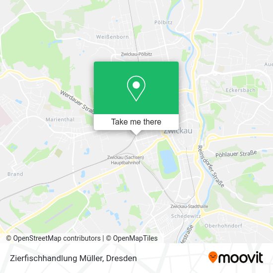 Карта Zierfischhandlung Müller