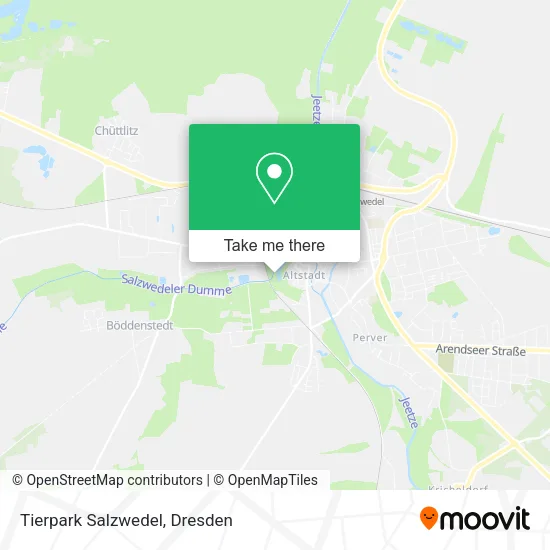 Карта Tierpark Salzwedel