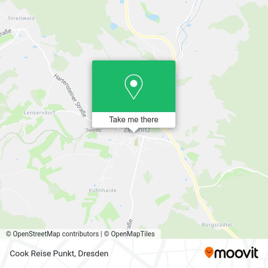 Карта Cook Reise Punkt
