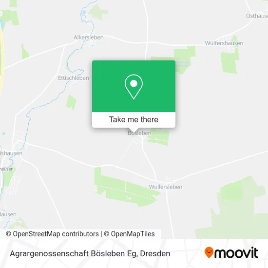 Карта Agrargenossenschaft Bösleben Eg