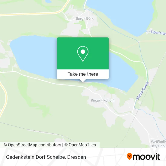 Карта Gedenkstein Dorf Scheibe