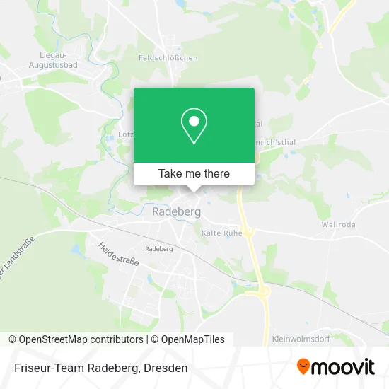 Карта Friseur-Team Radeberg