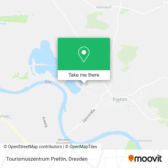 Карта Tourismuszentrum Prettin