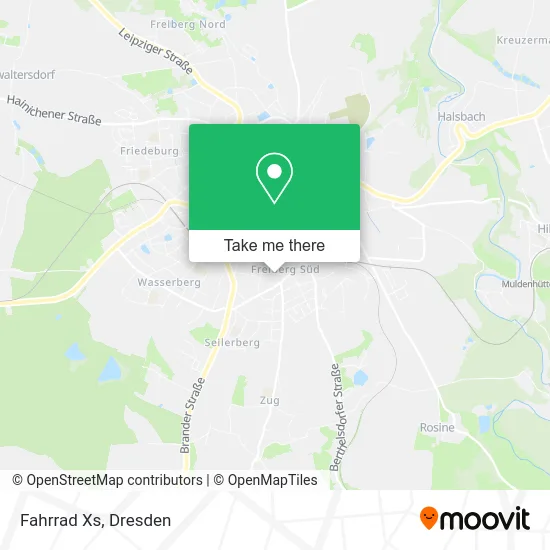 Карта Fahrrad Xs