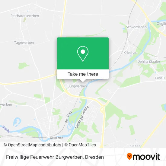 Карта Freiwillige Feuerwehr Burgwerben