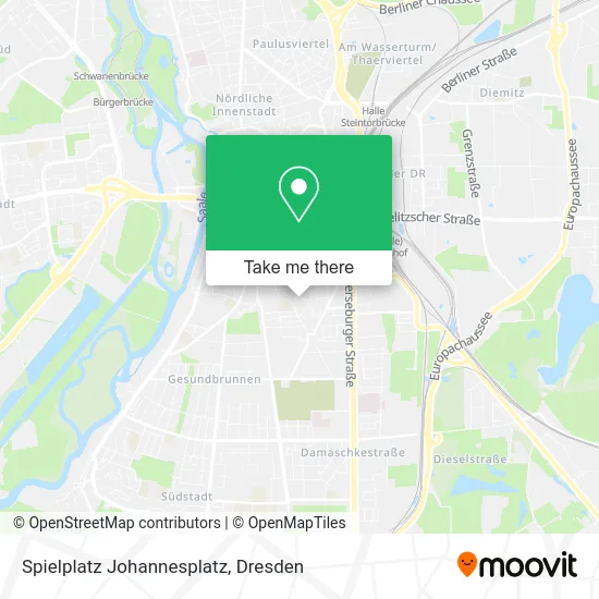 Карта Spielplatz Johannesplatz