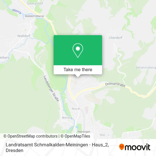Карта Landratsamt Schmalkalden-Meiningen - Haus_2