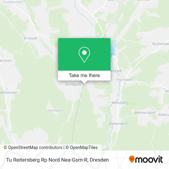 Карта Tu Reitersberg Rp Nord Nea-Gsm-R