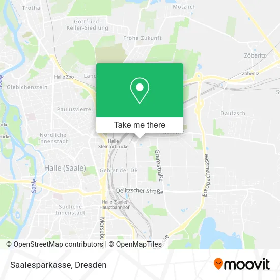 Карта Saalesparkasse