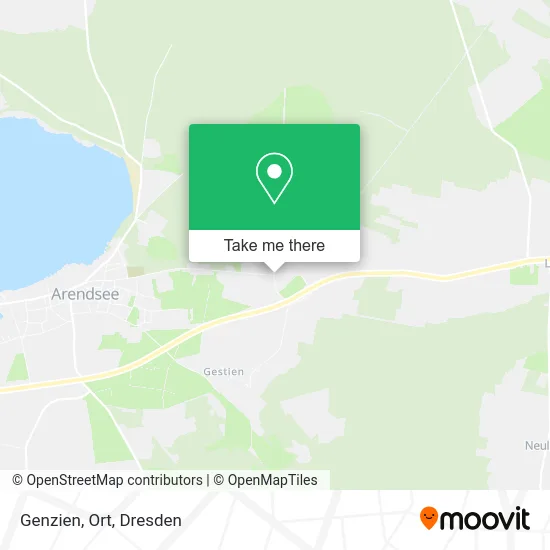 Карта Genzien, Ort