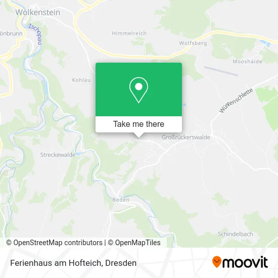 Карта Ferienhaus am Hofteich