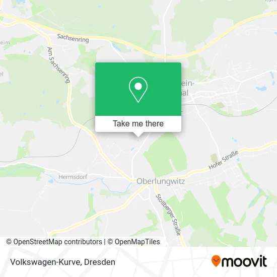 Карта Volkswagen-Kurve