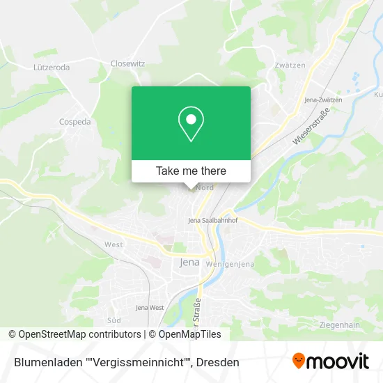 Карта Blumenladen ""Vergissmeinnicht""