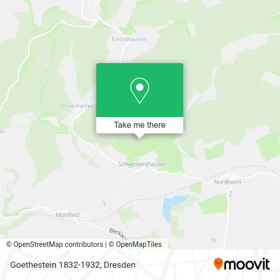 Карта Goethestein 1832-1932