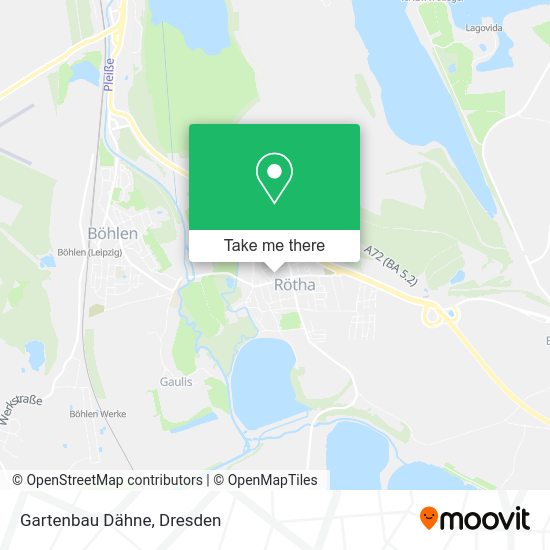 Карта Gartenbau Dähne