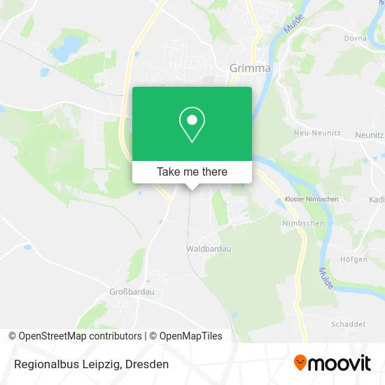 Карта Regionalbus Leipzig