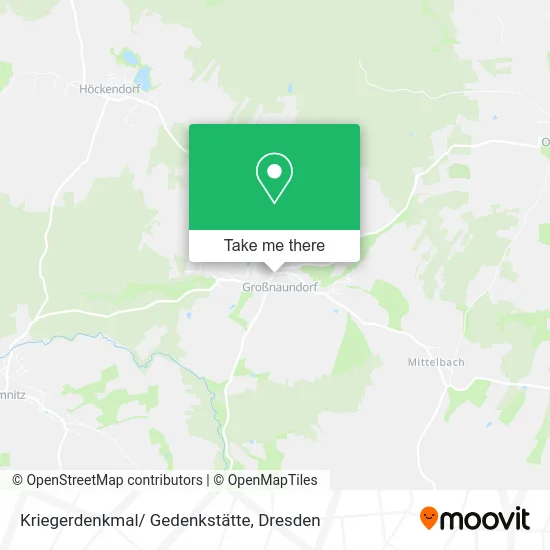 Карта Kriegerdenkmal/ Gedenkstätte