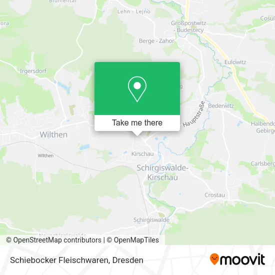 Карта Schiebocker Fleischwaren