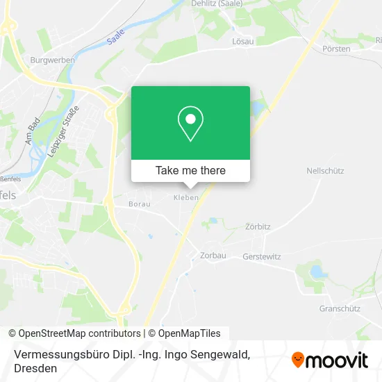 Карта Vermessungsbüro Dipl. -Ing. Ingo Sengewald