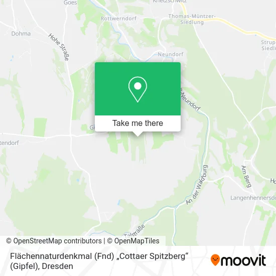 Flächennaturdenkmal (Fnd) „Cottaer Spitzberg“ (Gipfel) map