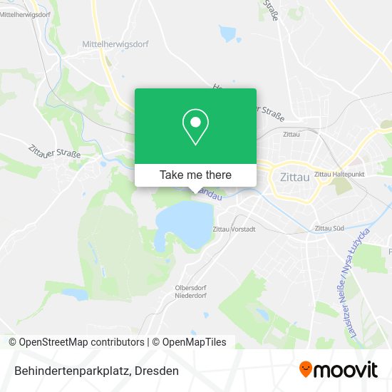 Карта Behindertenparkplatz