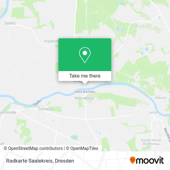 Карта Radkarte Saalekreis